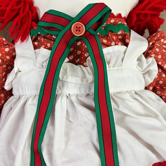 Raggedy Ann Doll Large Handmade Holiday 34" - Picture 3 of 10